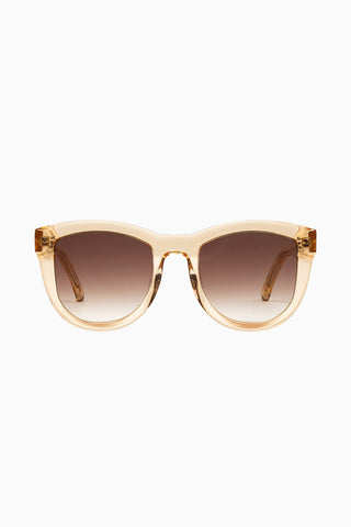 Valley Eyewear Trachea Sunglasses Tangerine with Brown Gradient Lenses