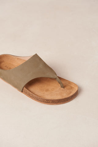 Tan leather Ivy Sandals by Alohas. 