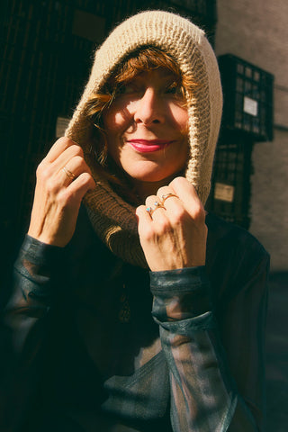 Cagoule end Laine D’alpaga