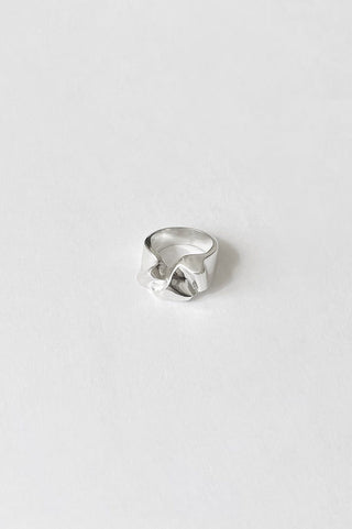 Product photo of sterling silver Claire ring by Kara Yoo. 