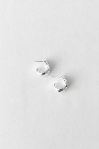 Sterling silver Kara Yoo Frankie earrings. 