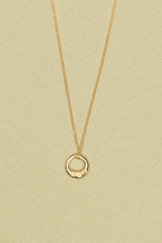 Gold vermeil Ombelle necklace by La Manufacture Fait Main. 