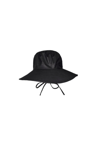 Black waterproof Boonie Hat by RAINS