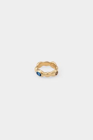 Kara Yoo Lara Stone gold ring. 