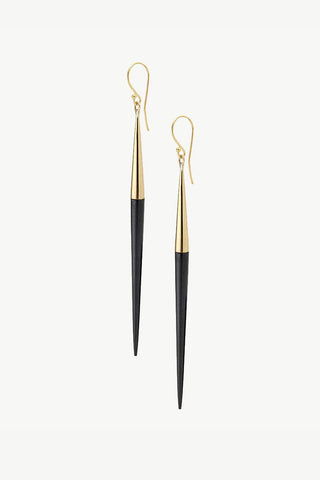 Capped Quil Dangle Earring