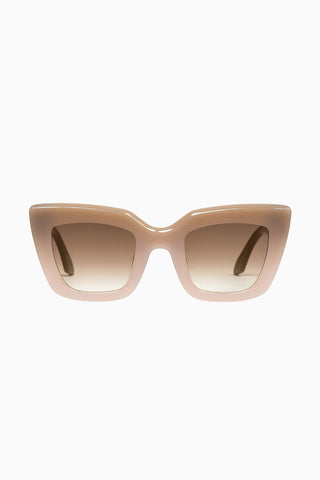 Valley Eyewear Brigada sunglasses with toffee fade frame and brown gradient lens