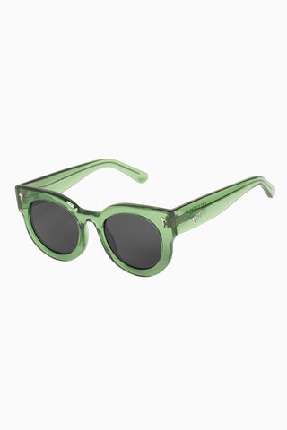 Valley Eyewear A Dead Coffin Club Sunglasses in Bottle Green with Black Lenses
