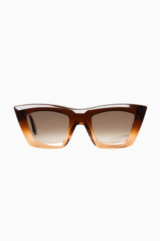 Valley Eyewear Soho Sunglasses in Cola Fade with Brown Gradient Lenses. 