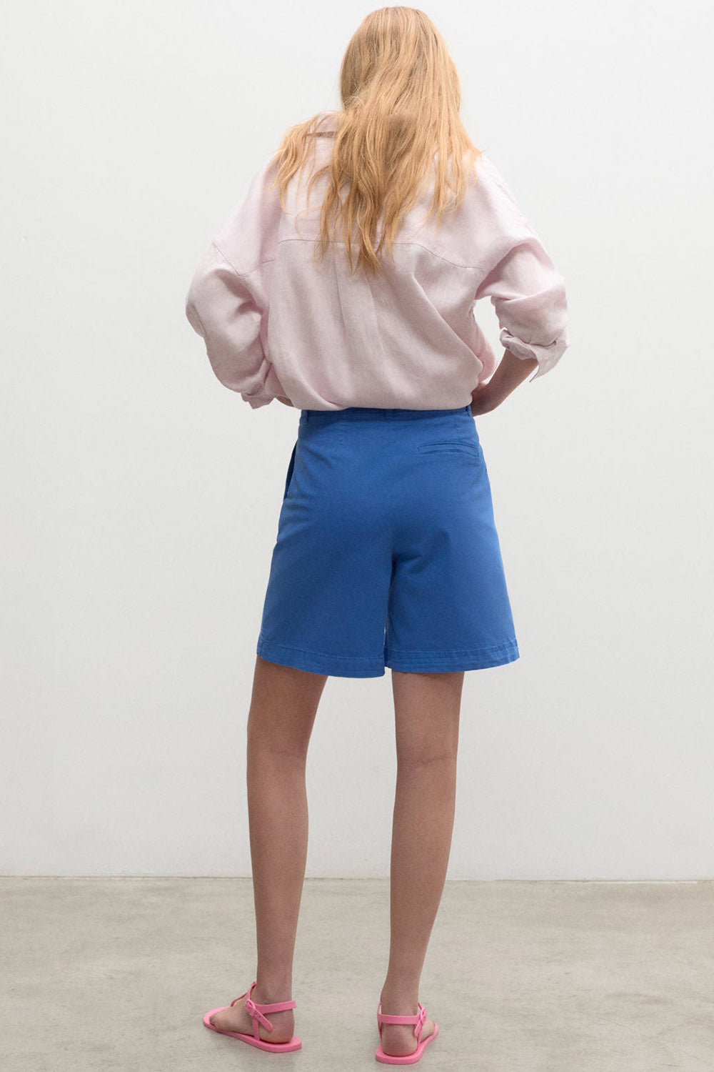 Blue Organic & Recycled Cotton Po Shorts - Ecoalf – Jennifer ...